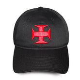Boné Vasco Cruz de Malta Preto