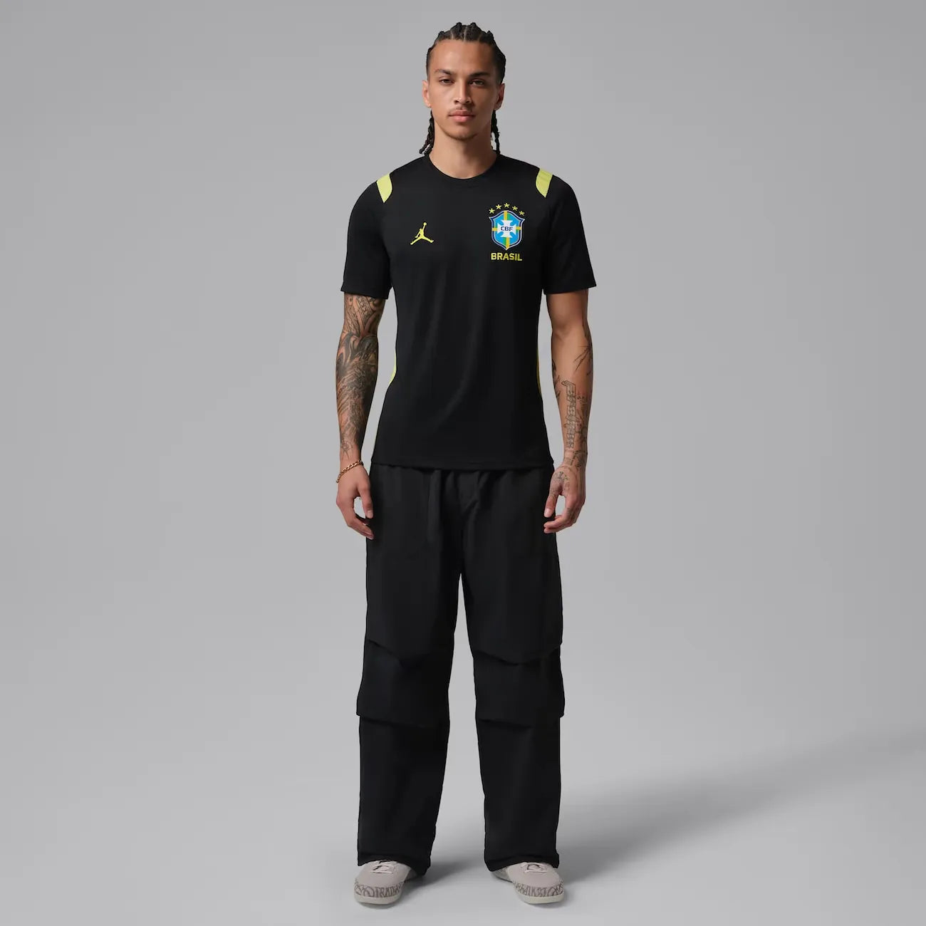 Camiseta de Treino Brasil Jordan Academy Pro 2026