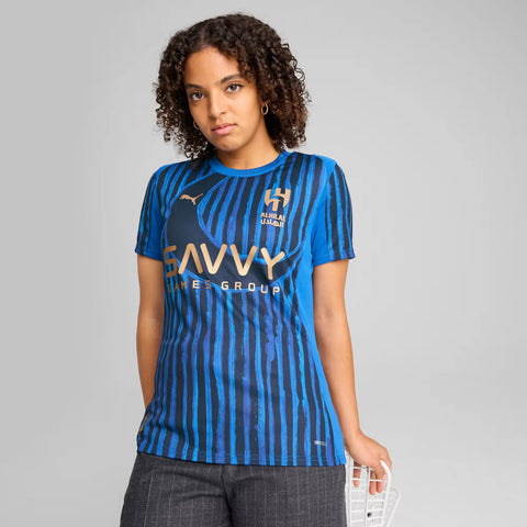 Camisa Al Hilal Kidsuper Mundial 2025 Feminina - Azul