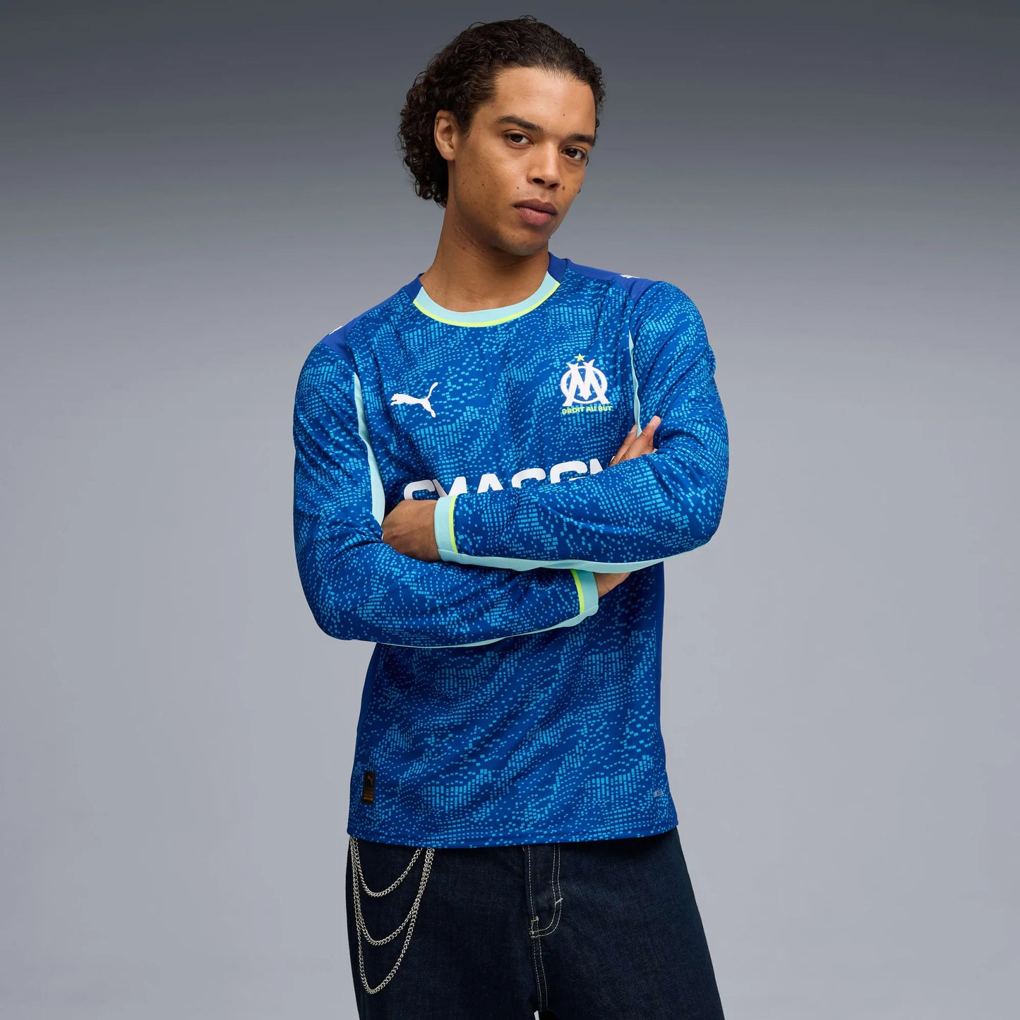 Camisa Olympique de Marseille III 2025/26 Manga Longa