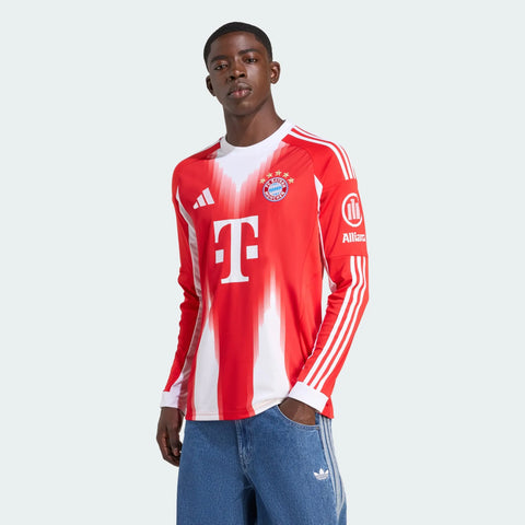 Camisa Bayern de Munique I 2025/26 Manga Longa