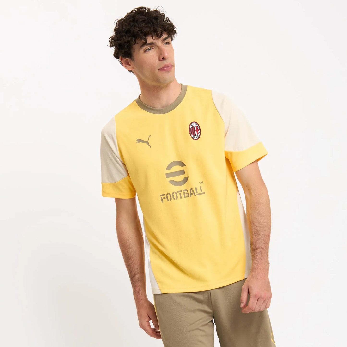 Camisa Milan Treino 2025/26 Amarela