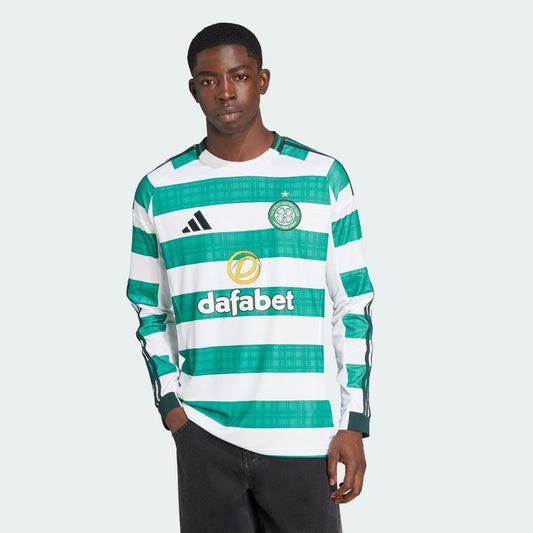 Camisa Celtic I 2025/26 Manga Longa