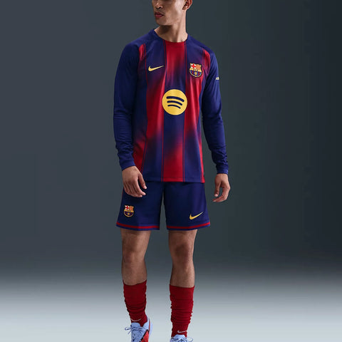 Camisa Barcelona I 2025/26 Manga Longa