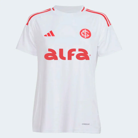 Camisa Internacional II 2025/26 Feminina Com Patrocínios