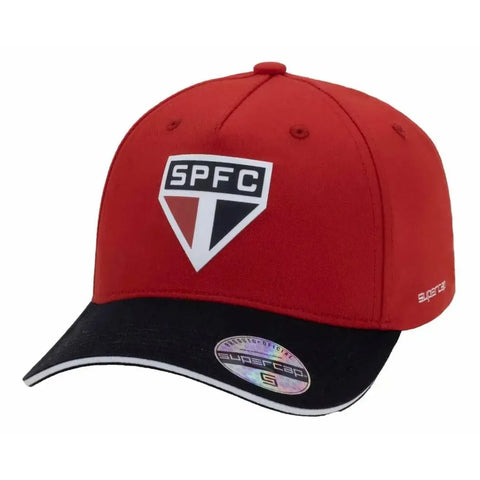 Boné São Paulo Silk Frontal Vermelho