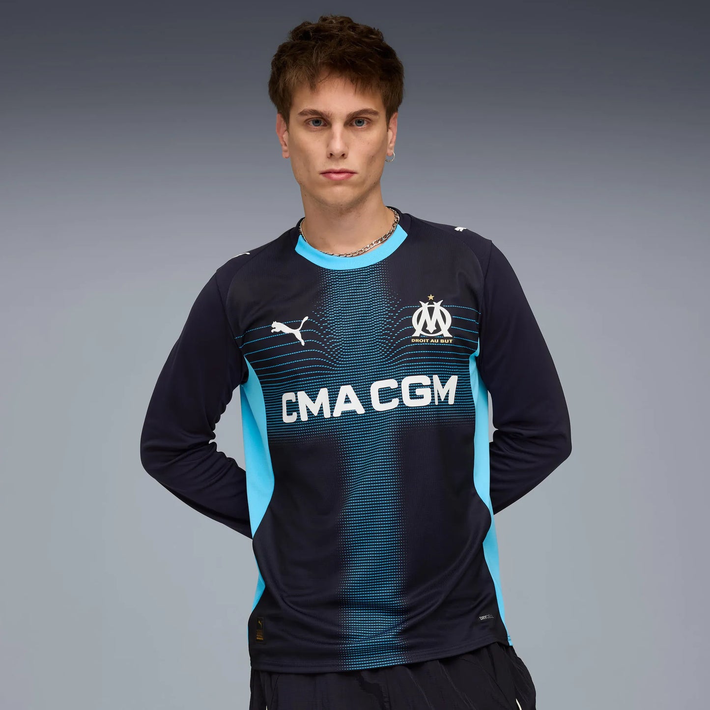 Camisa Olympique de Marseille II 2025/26 Manga Longa