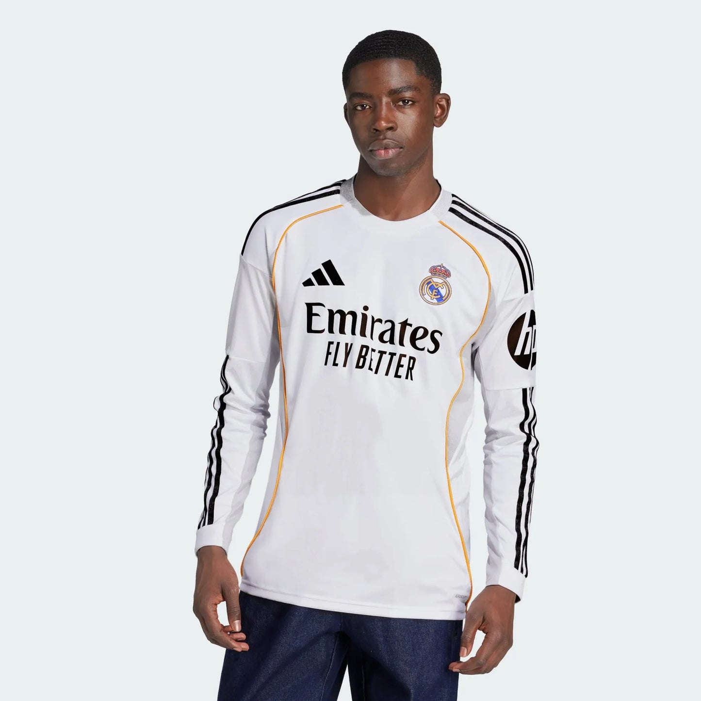 Camisa Real Madrid I 2025/26 Manga Longa