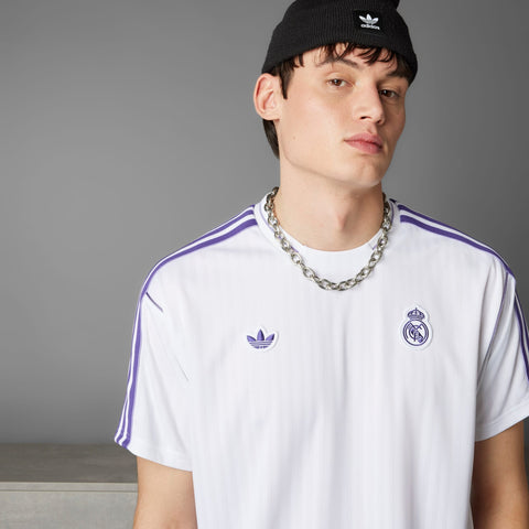 Camisa Real Madrid Linha Icon 2025 Branca
