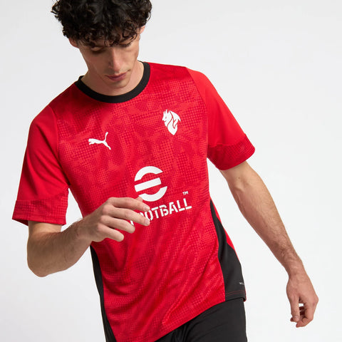 Camisa Milan Treino 2025/26 Vermelha