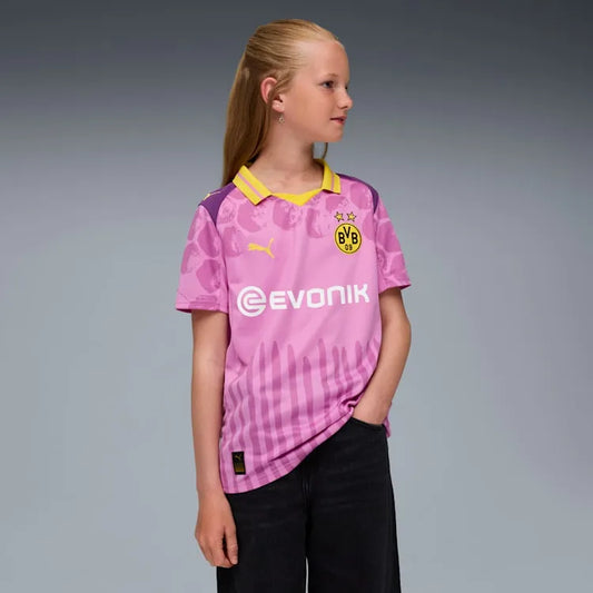 Conjunto Infantil Borussia Dortmund Kidsuper Goleiro 2025