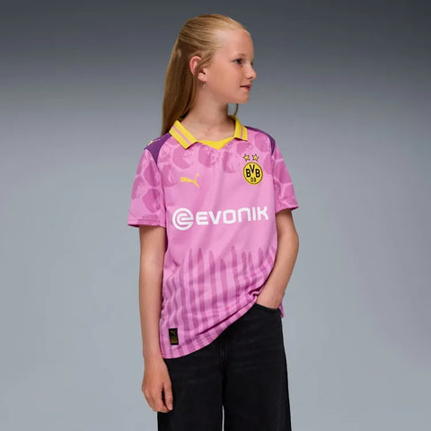 Conjunto Infantil Borussia Dortmund Kidsuper Goleiro 2025