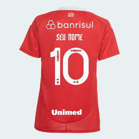 Camisa Internacional I 2025/26 Feminina Com Patrocínios