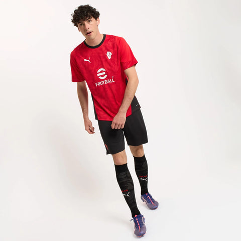 Camisa Milan Treino 2025/26 Vermelha