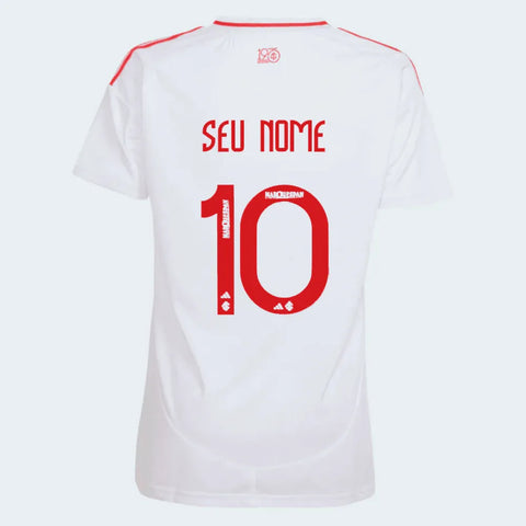 Camisa Internacional II 2025/26 Feminina Com Patrocínios