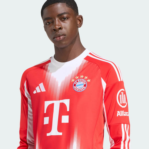 Camisa Bayern de Munique I 2025/26 Manga Longa