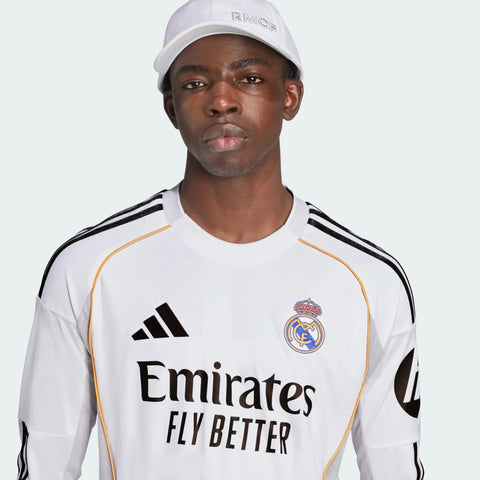 Camisa Real Madrid I 2025/26 Manga Longa