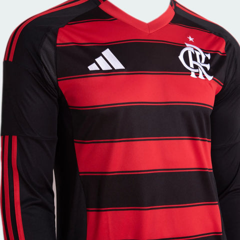 Camisa Flamengo I 2025/26 Manga Longa