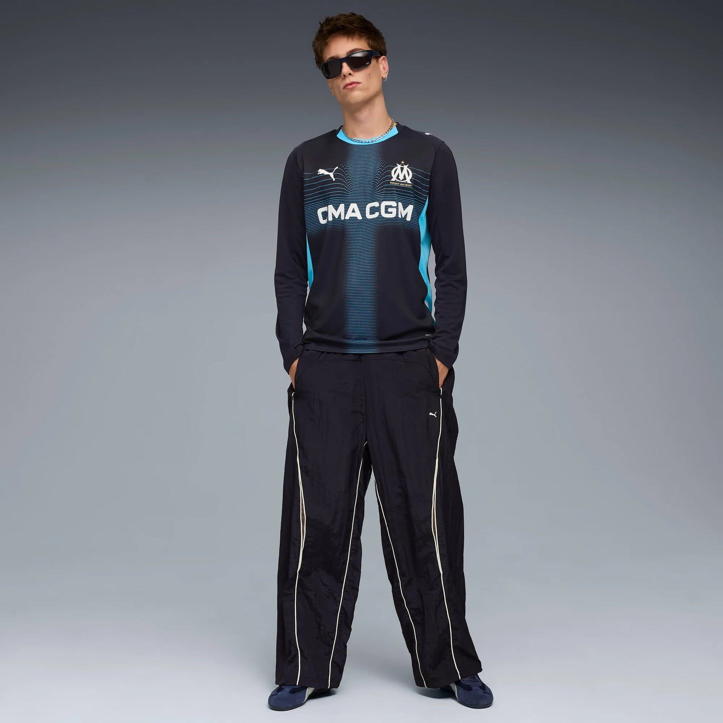 Camisa Olympique de Marseille II 2025/26 Manga Longa