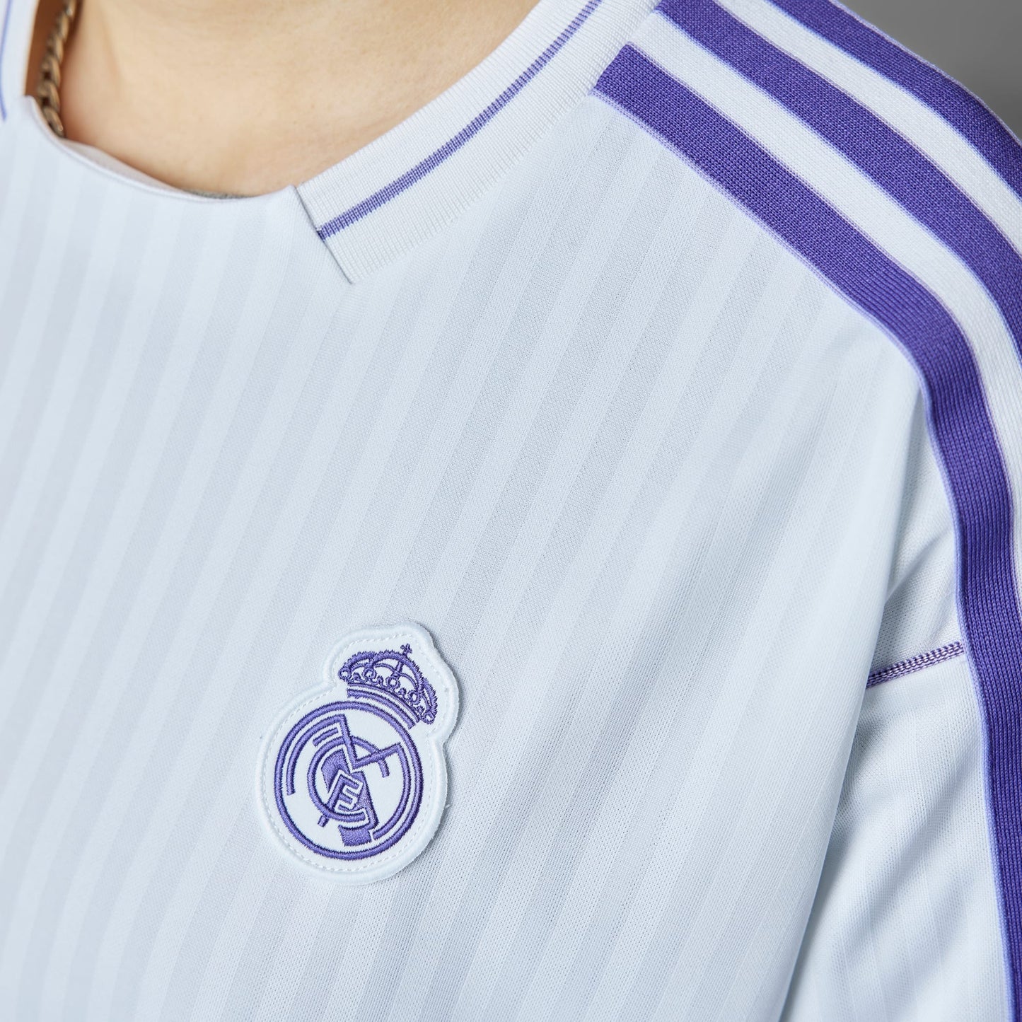 Camisa Real Madrid Linha Icon 2025 Branca