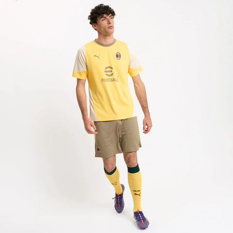 Camisa Milan Treino 2025/26 Amarela