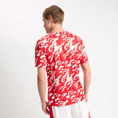 Camisa Milan Pré Jogo 2025/26 Vermelha