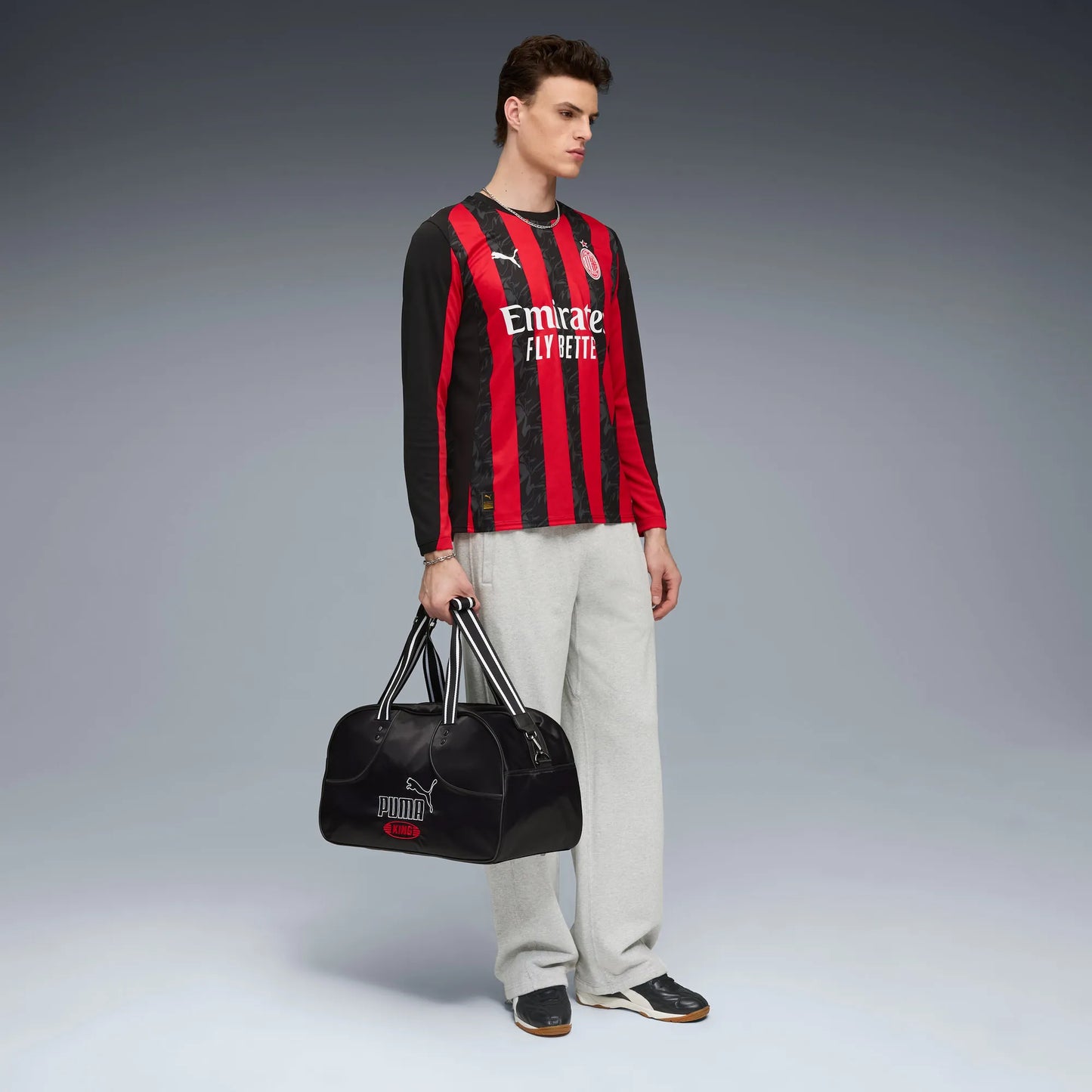Camisa Milan I 2025/26 Manga Longa