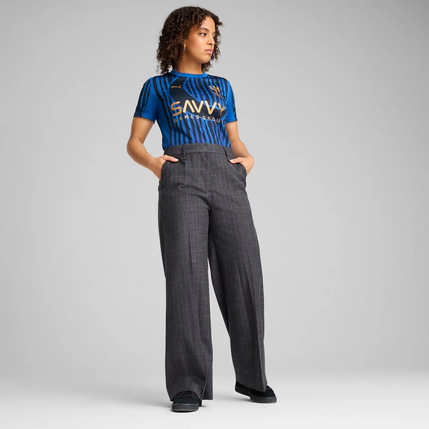 Camisa Al Hilal Kidsuper Mundial 2025 Feminina - Azul