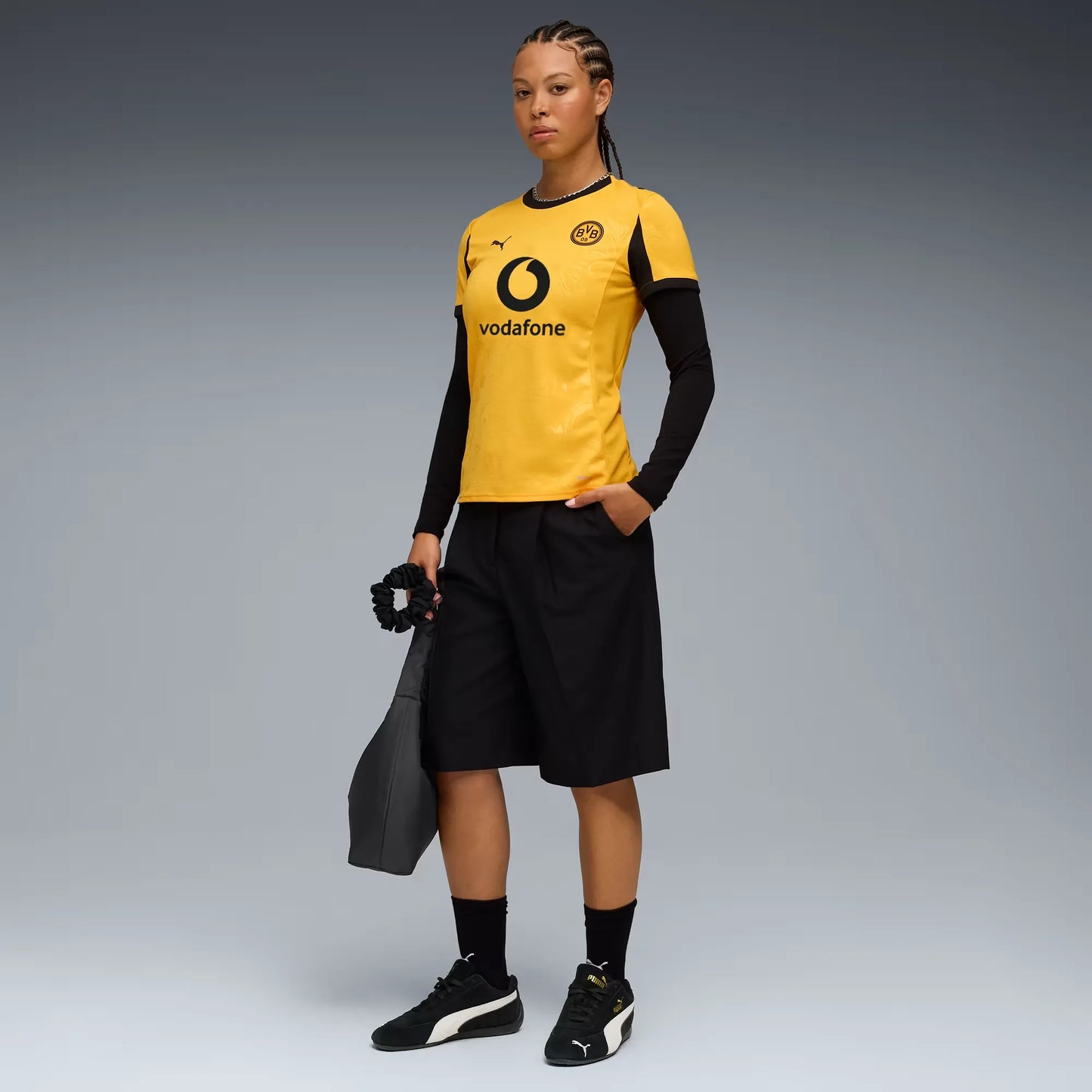 Camisa Borussia Dortmund Copas 2025/26 Feminina