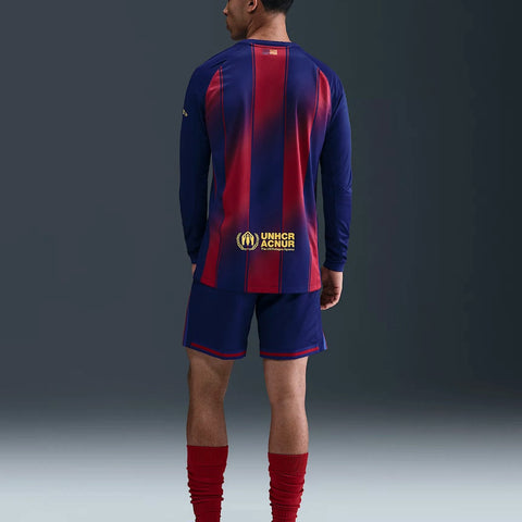 Camisa Barcelona I 2025/26 Manga Longa