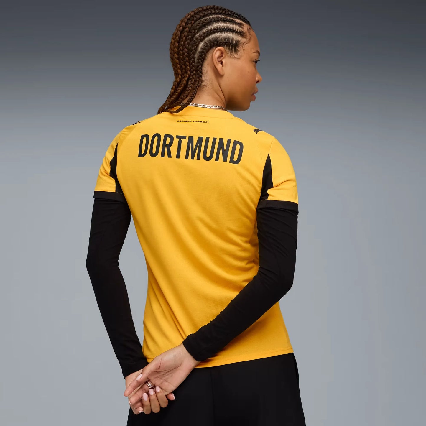 Camisa Borussia Dortmund Copas 2025/26 Feminina