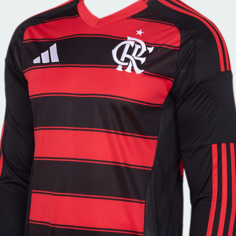Camisa Flamengo I 2025/26 Manga Longa