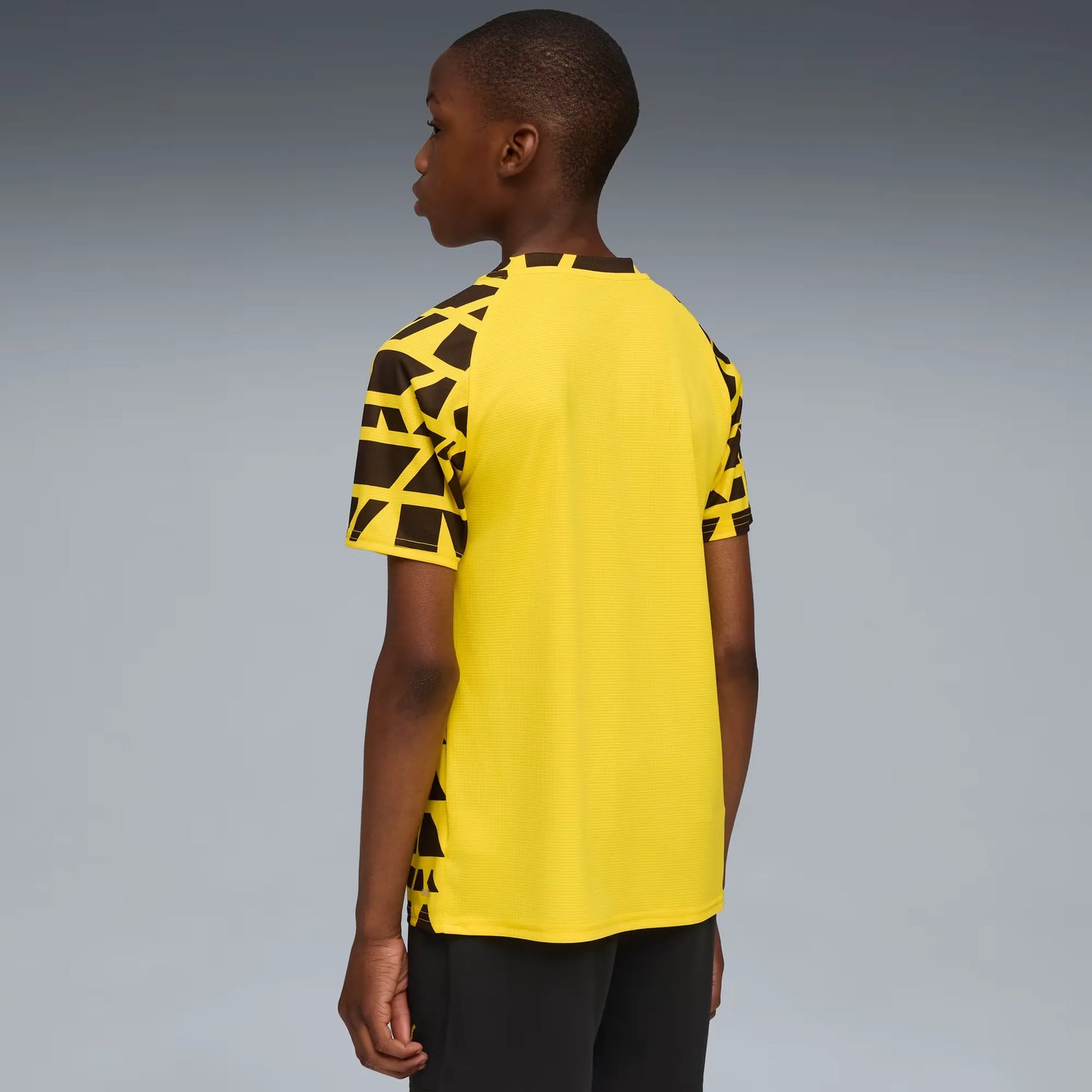 Conjunto Infantil Borussia Dortmund Pré Jogo 2025/26 Amarelo
