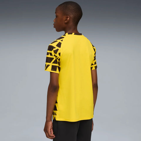 Conjunto Infantil Borussia Dortmund Pré Jogo 2025/26 Amarelo