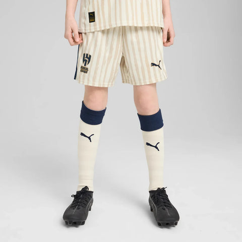 Conjunto Infantil Al Hilal Kidsuper Mundial 2025 Off White