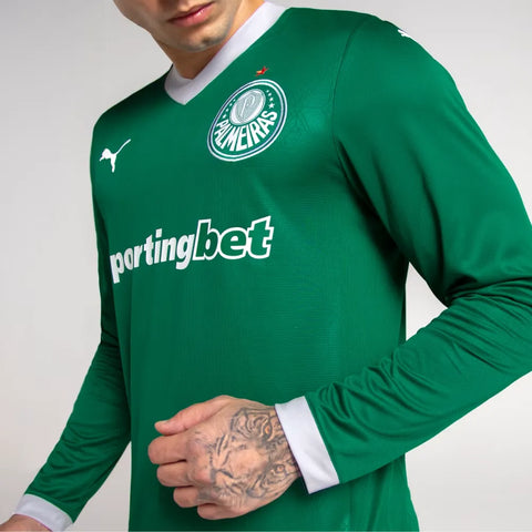 Camisa Palmeiras I 2025/26 Manga Longa