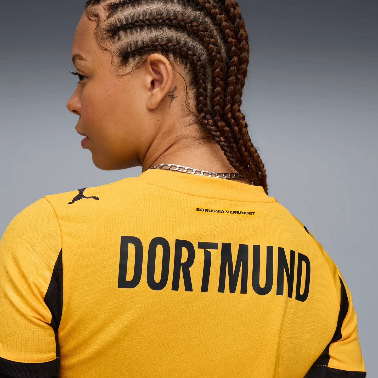 Camisa Borussia Dortmund Copas 2025/26 Feminina