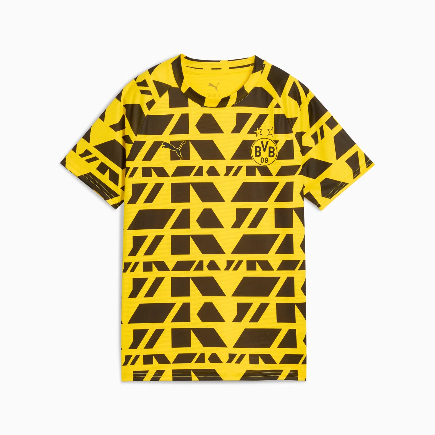 Conjunto Infantil Borussia Dortmund Pré Jogo 2025/26 Amarelo
