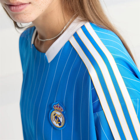 Camisa Real Madrid Linha Icon 2025 Azul