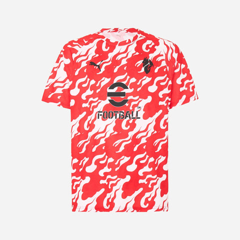 Camisa Milan Pré Jogo 2025/26 Vermelha