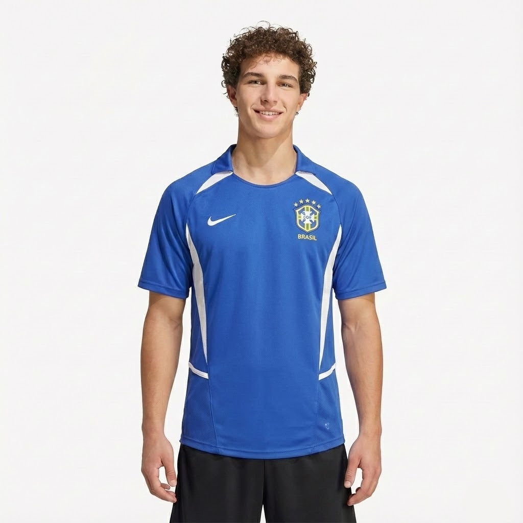 Camisa Retrô Seleção Brasil 2002/03 II