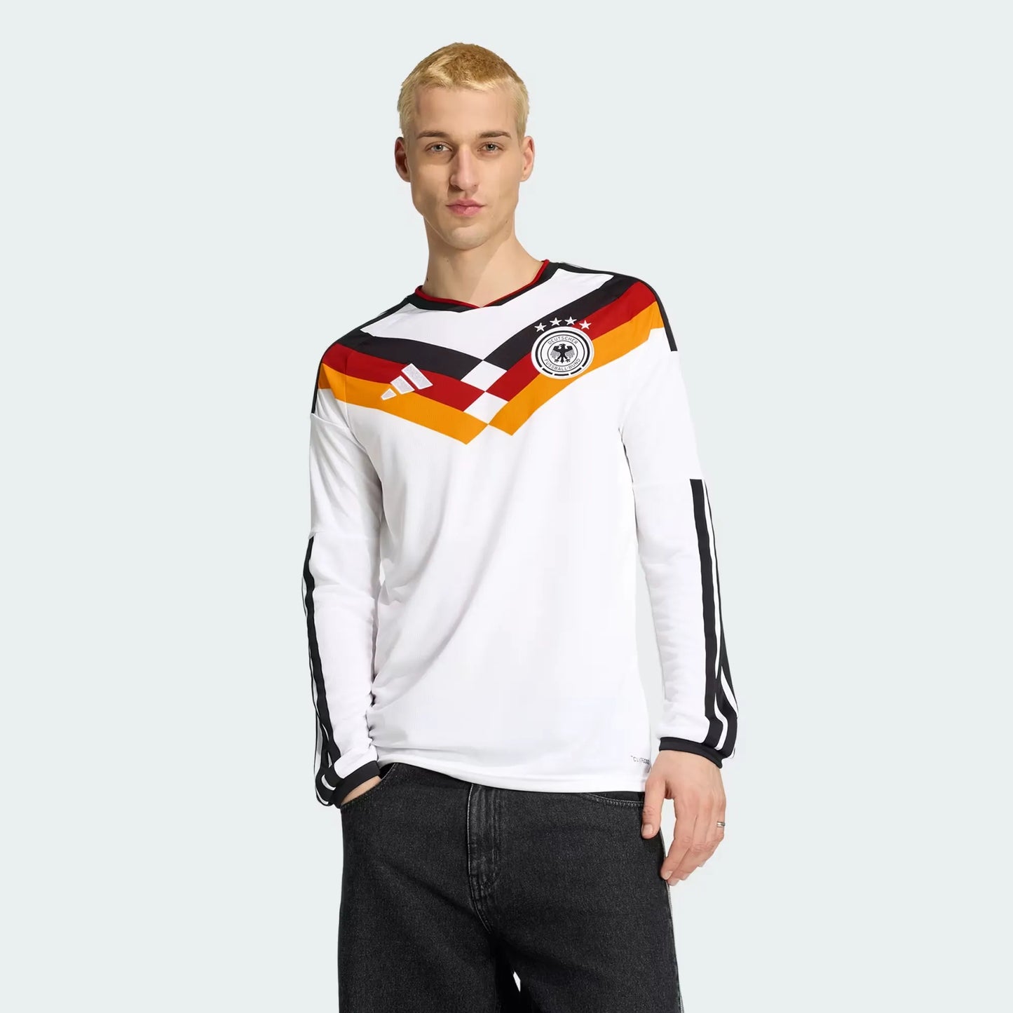 Camisa Alemanha I 2026/27 Torcedor Manga Longa