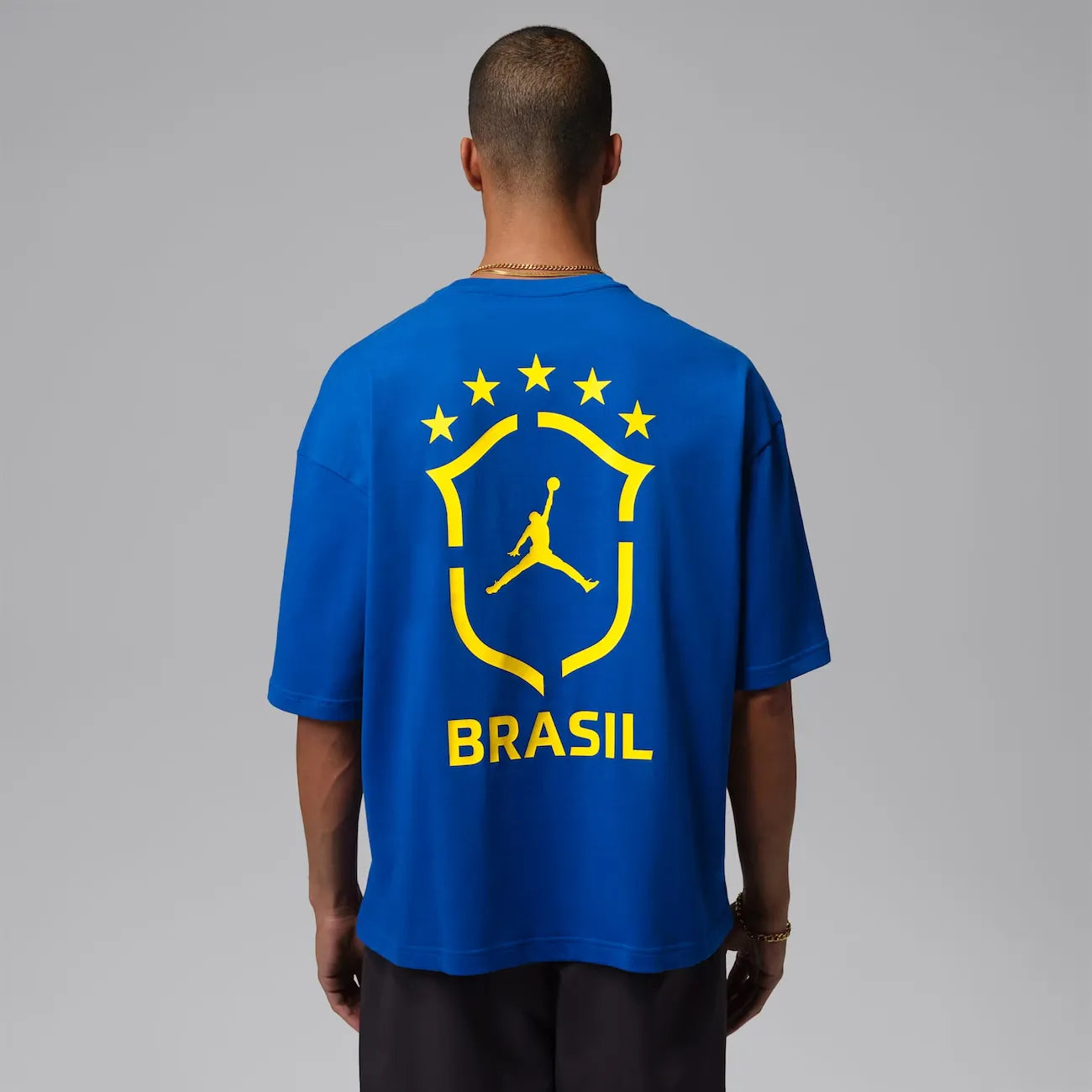 Camiseta Brasil Air Jordan 85 Oversized Masculina