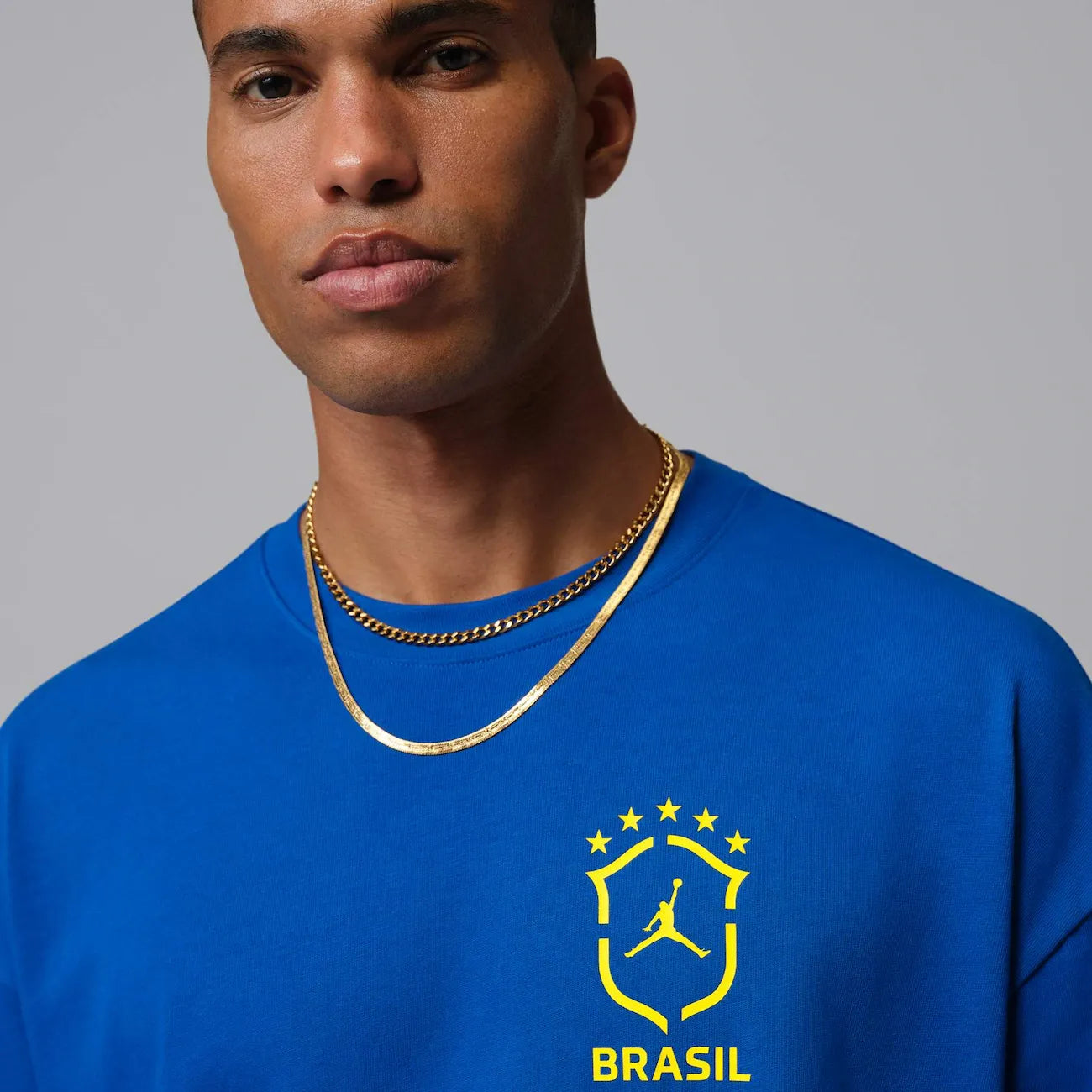 Camiseta Brasil Air Jordan 85 Oversized Masculina