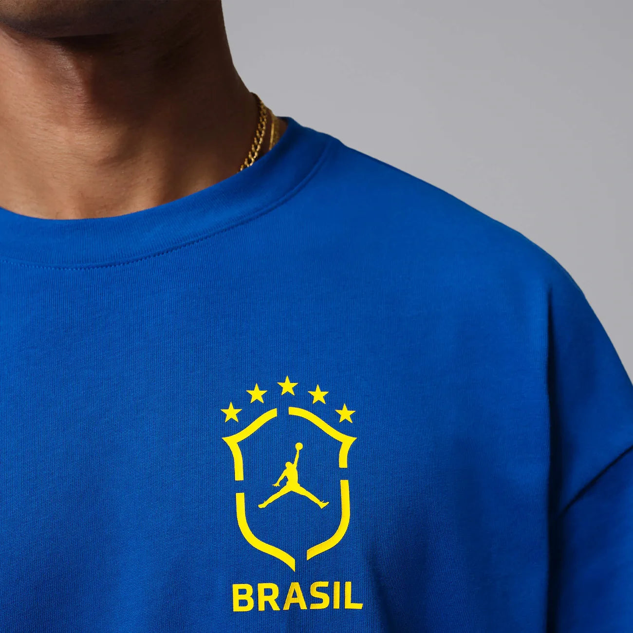 Camiseta Brasil Air Jordan 85 Oversized Masculina
