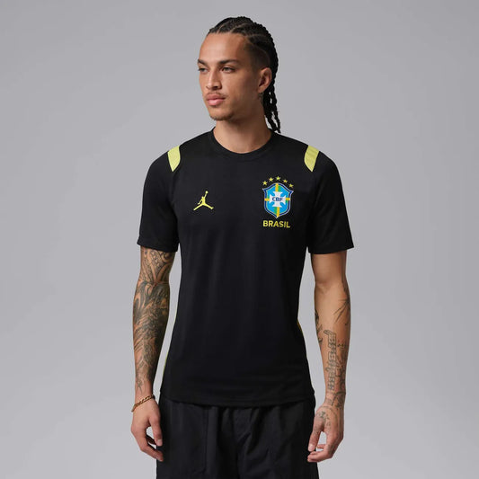 Camiseta de Treino Brasil Jordan Academy Pro 2026