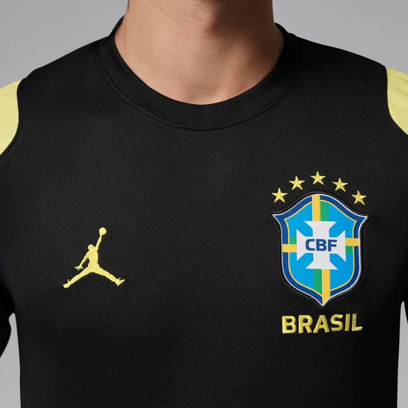 Camiseta de Treino Brasil Jordan Academy Pro 2026
