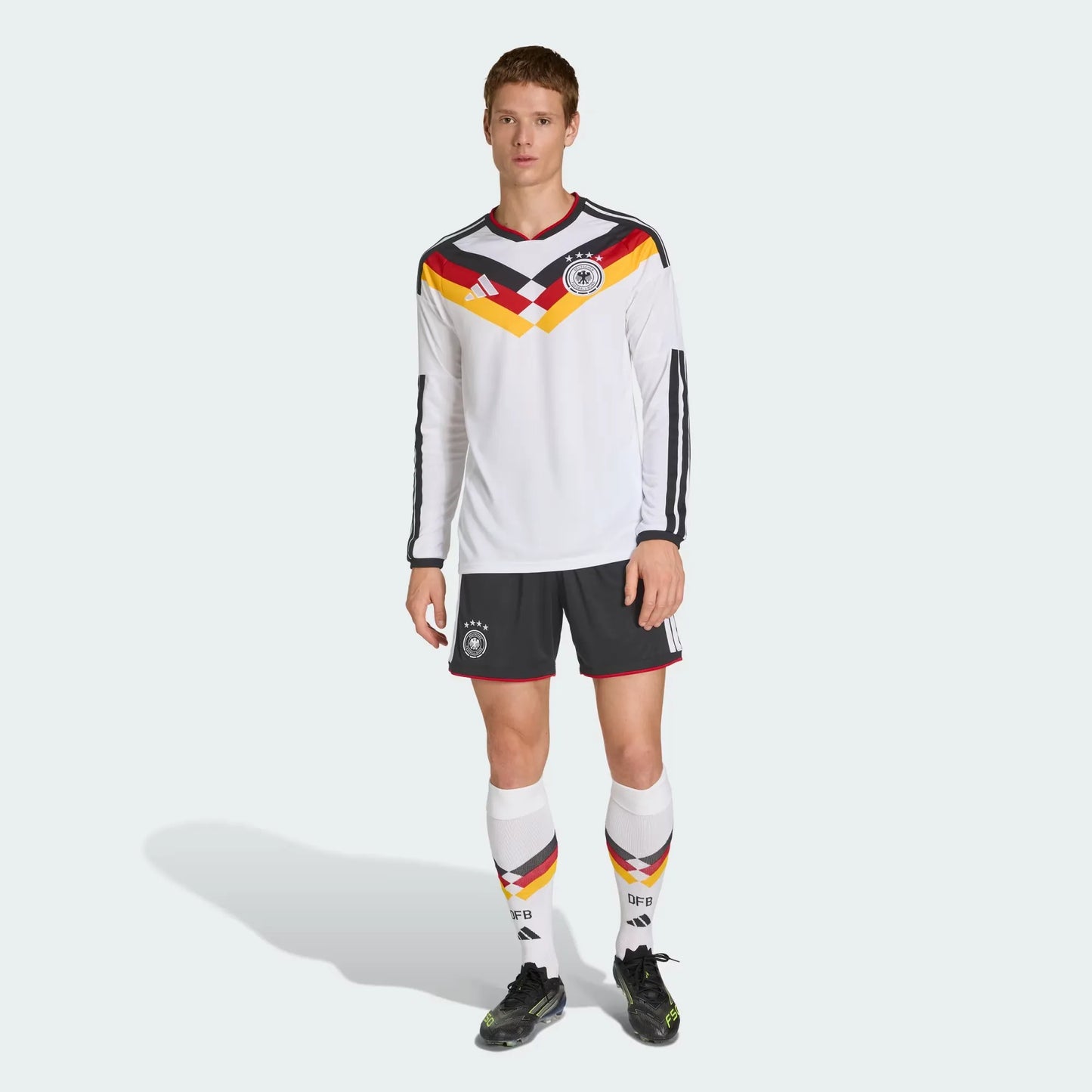 Camisa Alemanha I 2026/27 Torcedor Manga Longa