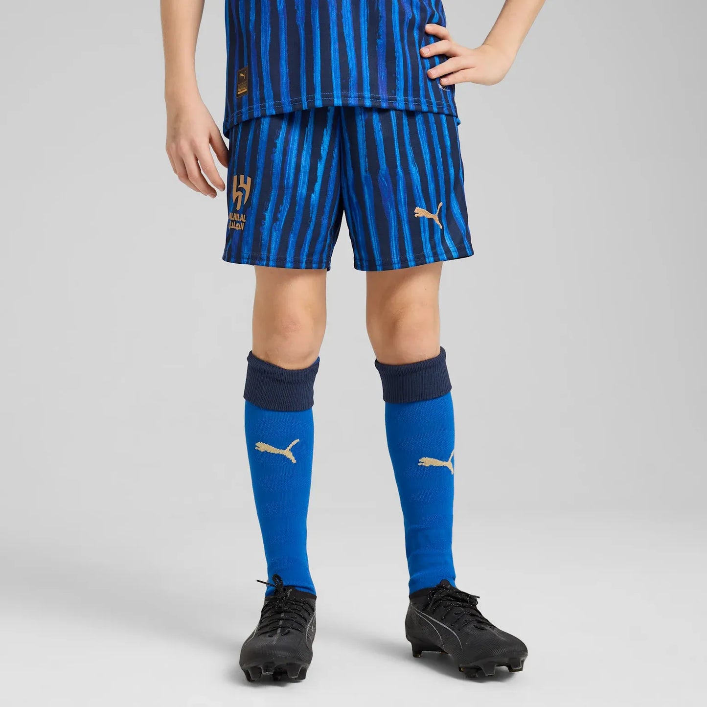 Conjunto Infantil Al Hilal Kidsuper Mundial 2025 Azul