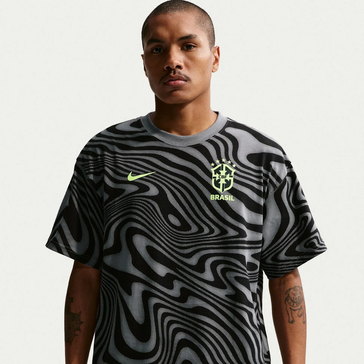 Camisa de Treino Brasil 2026/27 Cinza